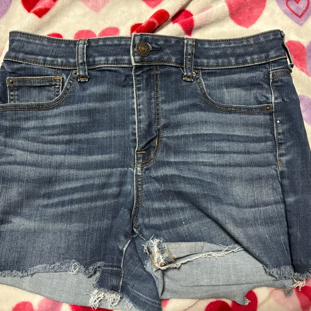American eagle stretch high rise shorts